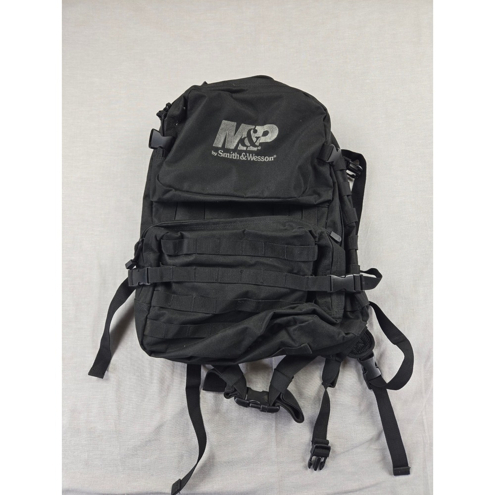 M&P Smith & Wesson Tactical Backpack Black MOLLE Military Style Rucksack